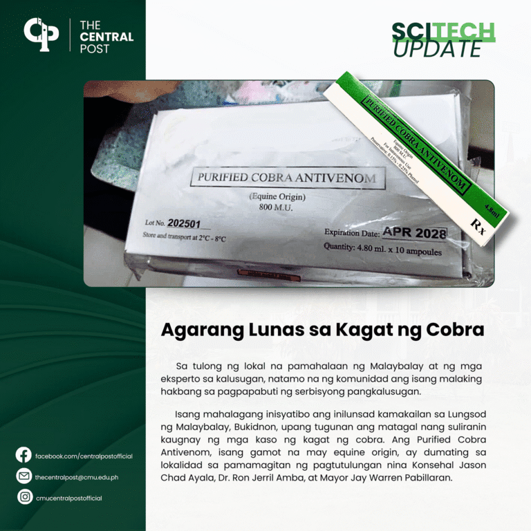 “𝗔𝗴𝗮𝗿𝗮𝗻𝗴 𝗟𝘂𝗻𝗮𝘀 𝘀𝗮 𝗞𝗮𝗴𝗮𝘁 𝗻𝗴 𝗖𝗼𝗯𝗿𝗮”