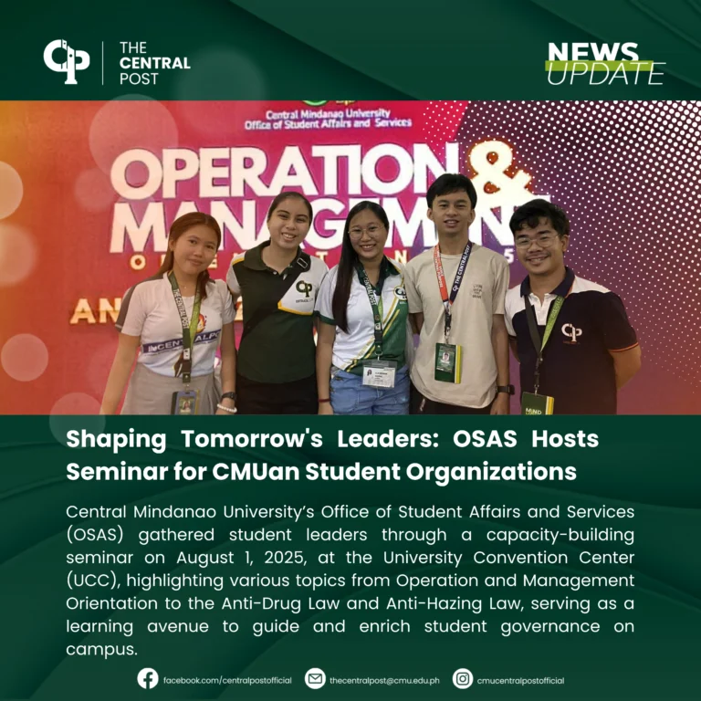 Shaping Tomorrow’s Leaders: OSAS Hosts Seminar for CMUan Student Organizations
